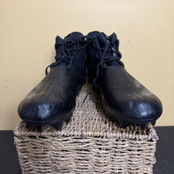 Size 13 Mens Adidas Adizero Chaos Black Lineman Football Cleats NWT ID9103 - Picture 2 of 6